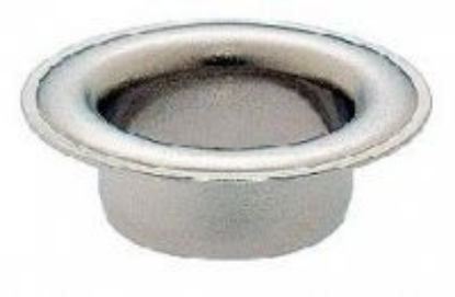 Afbeeldingen van Prym zeilringen mess.vern. kous 15mm (100)