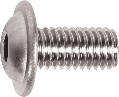 Afbeeldingen van Flensbout rvs a2 iso 7380     m6x10