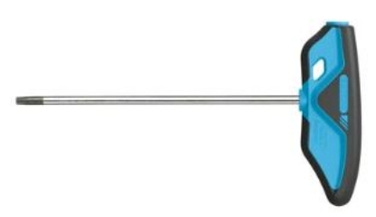 Afbeeldingen van GEDORE Stiftsleutel met 2C-T-greep tbv inwendige TORX® schroeven 2142 TX t10