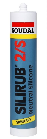 Afbeeldingen van Soudal Silicone Silirub 2S transparant grijs 310ml