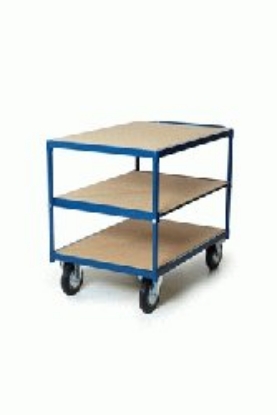 Afbeeldingen van Plateauwagen 3 niveaus 1000x700mm
