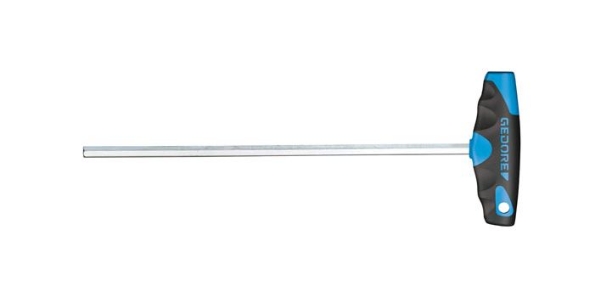 Afbeeldingen van GEDORE Stiftsleutel met 2C-T-greep tbv binnenzeskant-schroeven 2142 T 5.0mm
