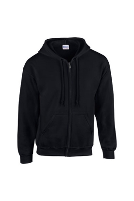 Afbeeldingen van Gildan hooded vest GIL18600 zwart XL
