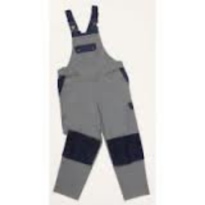 Afbeeldingen van HYDROWEAR Rijen canvasoverall met kniezak grijs 64