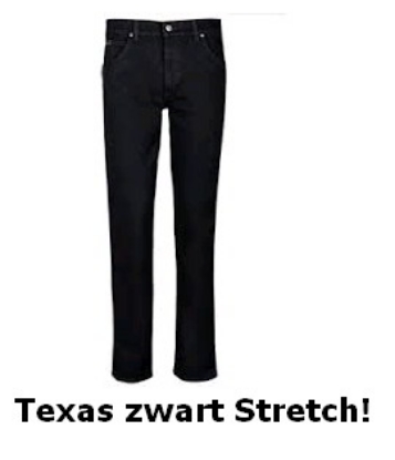 Afbeeldingen van Wrangler jeans texas zwart  w32-l32