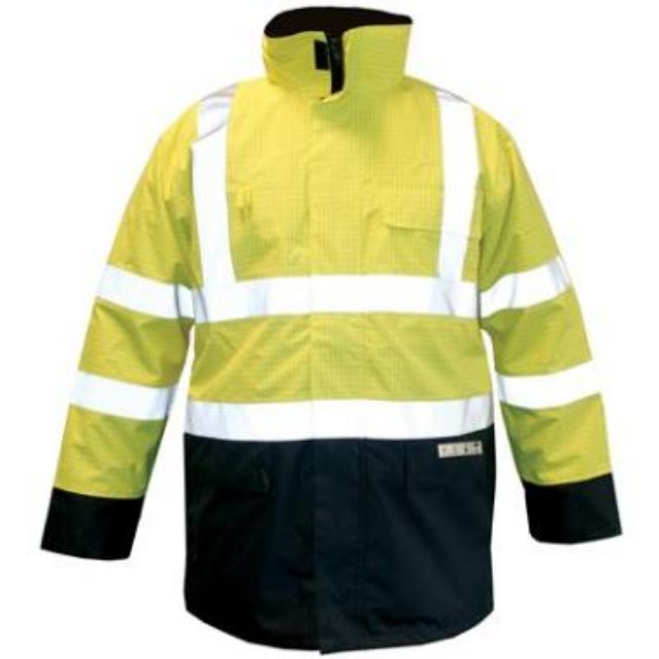 Afbeeldingen van M-Wear Premium Marabe parka 2666 geel/marine blauw S