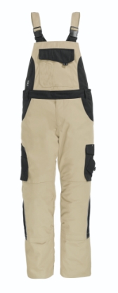 Afbeeldingen van Fhb am.overall eckhart khaki/zw. 44