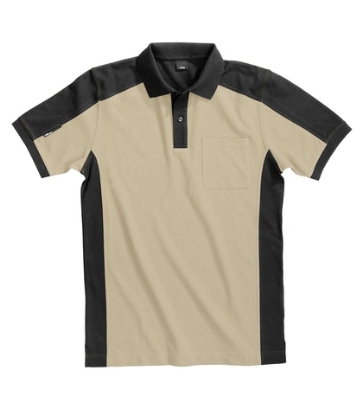 Afbeeldingen van Fhb polo konrad khaki/zwart 3XL