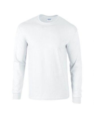 Afbeeldingen van Gildan t-shirt lange mouw gil2400 wit M
