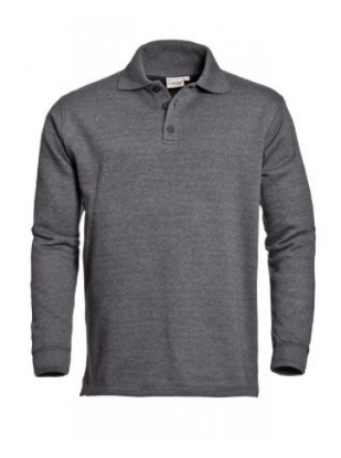 Afbeeldingen van Santino Polosweater Rick donker grijs 2XL