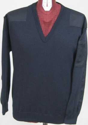 Afbeeldingen van Commandotrui met v-hals navy      L