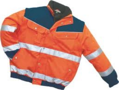 Afbeeldingen van HYDROWEAR Luik jack Fluor Oranje/Marine M