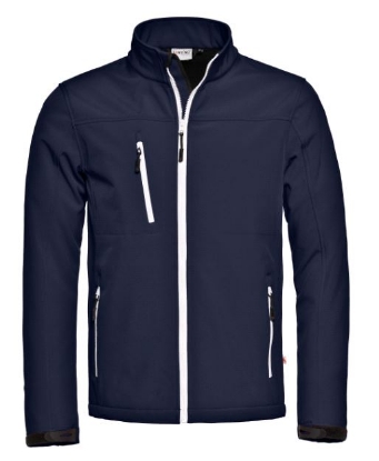 Afbeeldingen van Santino Soul softshell jas navy S