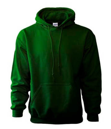Afbeeldingen van Gildan hooded sweater gil12500 donkergroen S