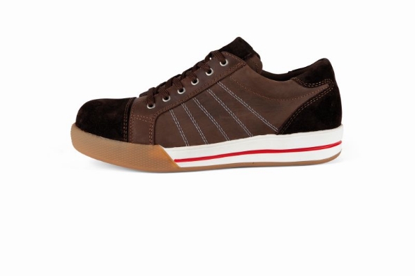 Afbeeldingen van Redbrick Heren/DamesVeiligheidsschoen laag composiet neus en composiet zool S3 Emerald bruin 48