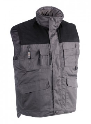 Afbeeldingen van Donar bodywarmer grijs/zwart      s