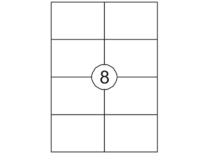 Afbeeldingen van Quantore etiket 800stuks 105x74 , 129940 