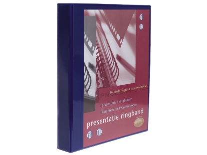 Afbeeldingen van Multo presentatieringband 23rings blauw 32mm a4, 7232032 