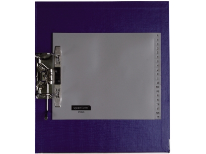 Afbeeldingen van Quantore ordneralfabet 2rings 18x23 grijs pp, 24822 