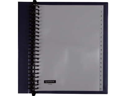 Afbeeldingen van Quantore tabblad 23rings pp 1-20 grijs, 24847 