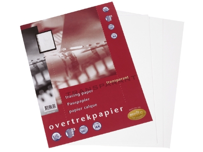 Afbeeldingen van Multo interieurpapier 23rings a4 overtrekpapier 40gram 50vel, 7310760 