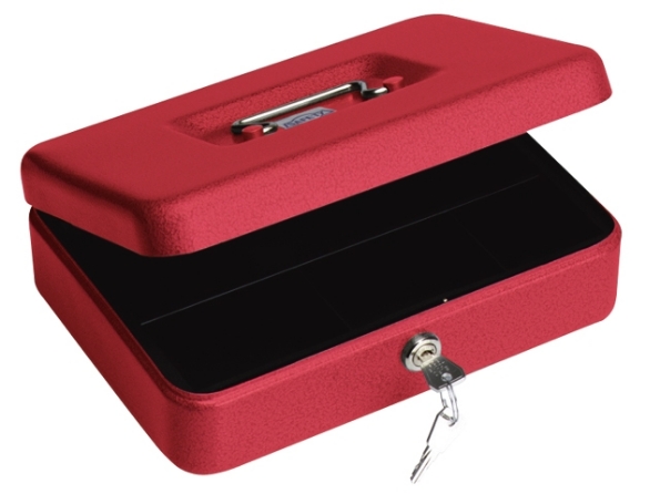 Afbeeldingen van Beaumont Geldkisten Safety-serie 43 250x180x80 rood