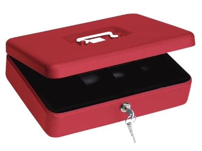 Afbeeldingen van Beaumont Geldkisten Safety-serie 44 300x230x90 rood
