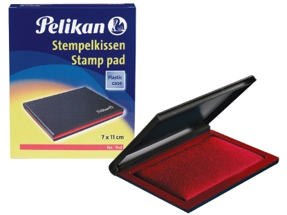 Afbeeldingen van Pelikan stempelkussen 2e 110x70mm rood, 336214 