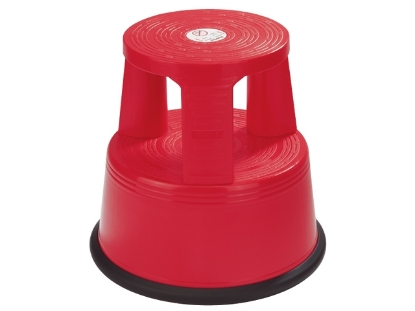 Afbeeldingen van Desq opstapkruk roll-a-step 42cm kunststof rood, 360060 