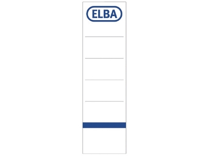 Afbeeldingen van Elba rugetiket rado wit 190x54mm insteekkaart, 400039636 