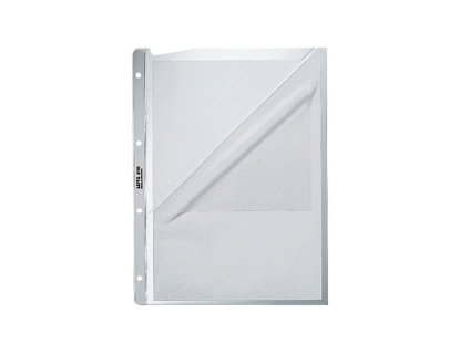 Afbeeldingen van Leitz showtas, a4, 0.12 mm, 4 rings, 47800003, nerf, polypropyleen