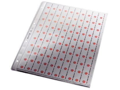 Afbeeldingen van Leitz showtas, a4, 0.13 mm, 4 gaats, 47200003, nerf, transparant, polypropyleen