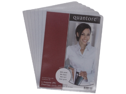 Afbeeldingen van Quantore l-map, a5, 0.12 mm, 11138716-000, nerf, polypropyleen