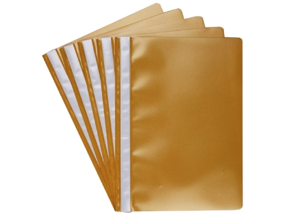 Afbeeldingen van Quantore snelhechter, a4, 11138807-000, polypropyleen, geel