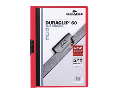 Afbeeldingen van Durable klemmap, a4, 6 mm, 220903, pl/tr, rood