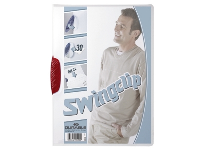 Afbeeldingen van Durable klemmap, swingclip, 226003, rood