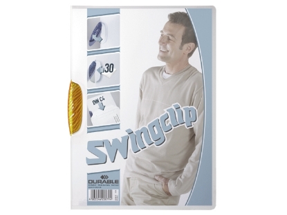Afbeeldingen van Durable klemmap, swingclip, 226004, geel