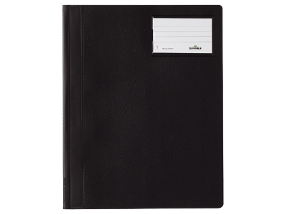 Afbeeldingen van Durable snelhechter, a4, 250001, etiketvenster, pvc, zwart