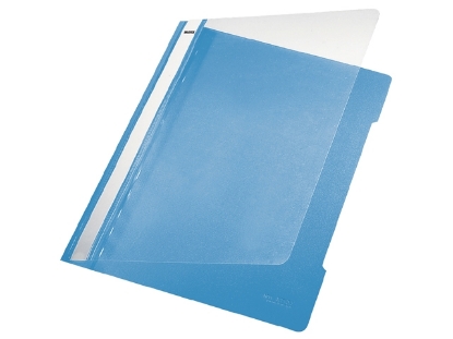 Afbeeldingen van Leitz snelhechter, a4, 41910030, pvc, lichtblauw,