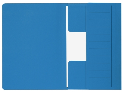 Afbeeldingen van Dossiermap Jalema Mammoet folio 3 kleppen 270gr blauw