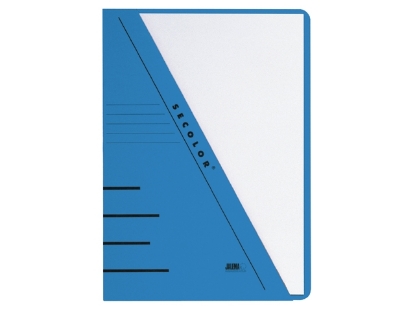 Afbeeldingen van Insteekmap Jalema Secolor A4 270gr  blauw