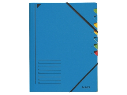 Afbeeldingen van Leitz sorteermap, a4, 7 vaks, 39070035, blauw