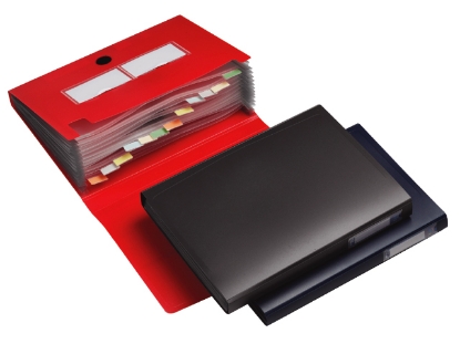 Afbeeldingen van HF2 documentmap, a4, 12 tabs, 141267, verpakking 8 stuks, antraciet