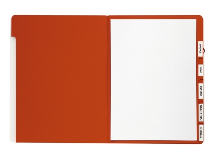 Afbeeldingen van Lucido sorteermap, 6 vaks, 1400615, rood