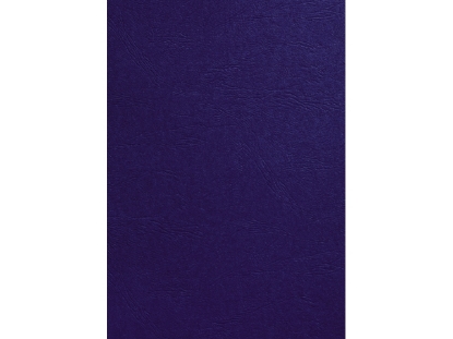 Afbeeldingen van GBC voorblad, a4, 250 gram, verpakking 100 vel, ce040029, lederlook, karton, koningsblauw