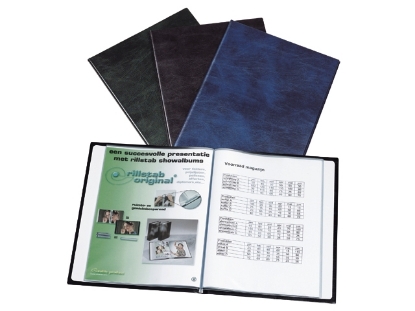 Afbeeldingen van Rillstab showmap, a4, 1 kanaals, 20 tas, 99424, zwart