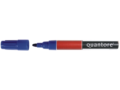Afbeeldingen van Quantore viltstift whiteboard, 2 - 3 mm, by238200blue, rond, blauw