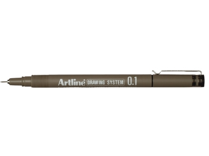 Afbeeldingen van Artline fineliner, 0.1 mm, 648203, zwart