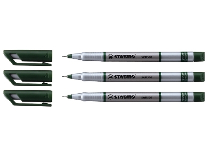 Afbeeldingen van Stabilo fineliner sensor, 189/36, groen
