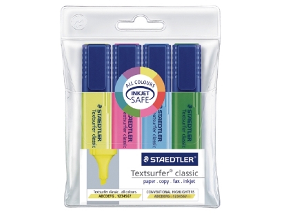 Afbeeldingen van Staedtler markeerstift textsurfer, 364 wp4, assortiment